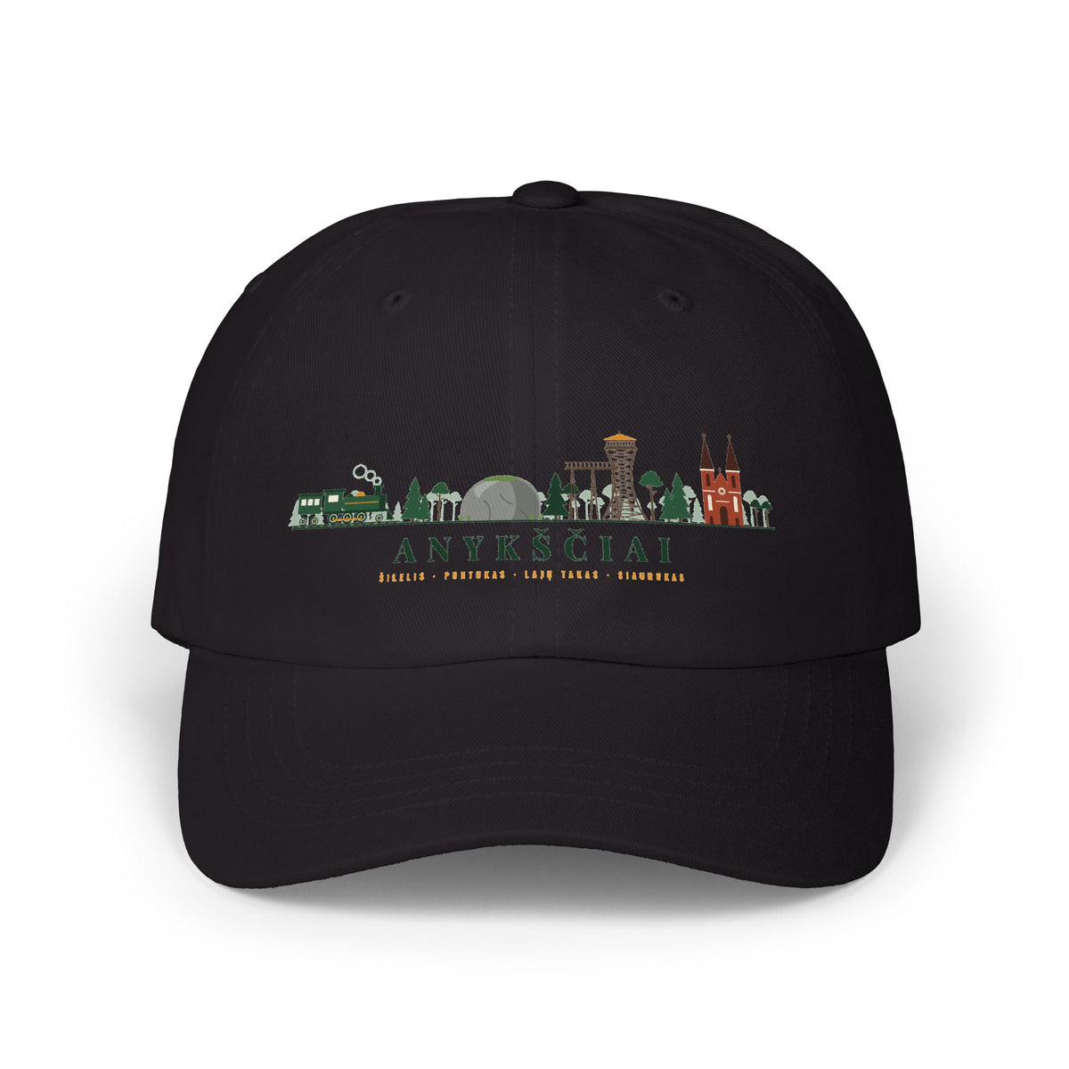 Lithuania Center of It All Embroidered Dad Cap, Style 3 | Lithuania Baseball Hat