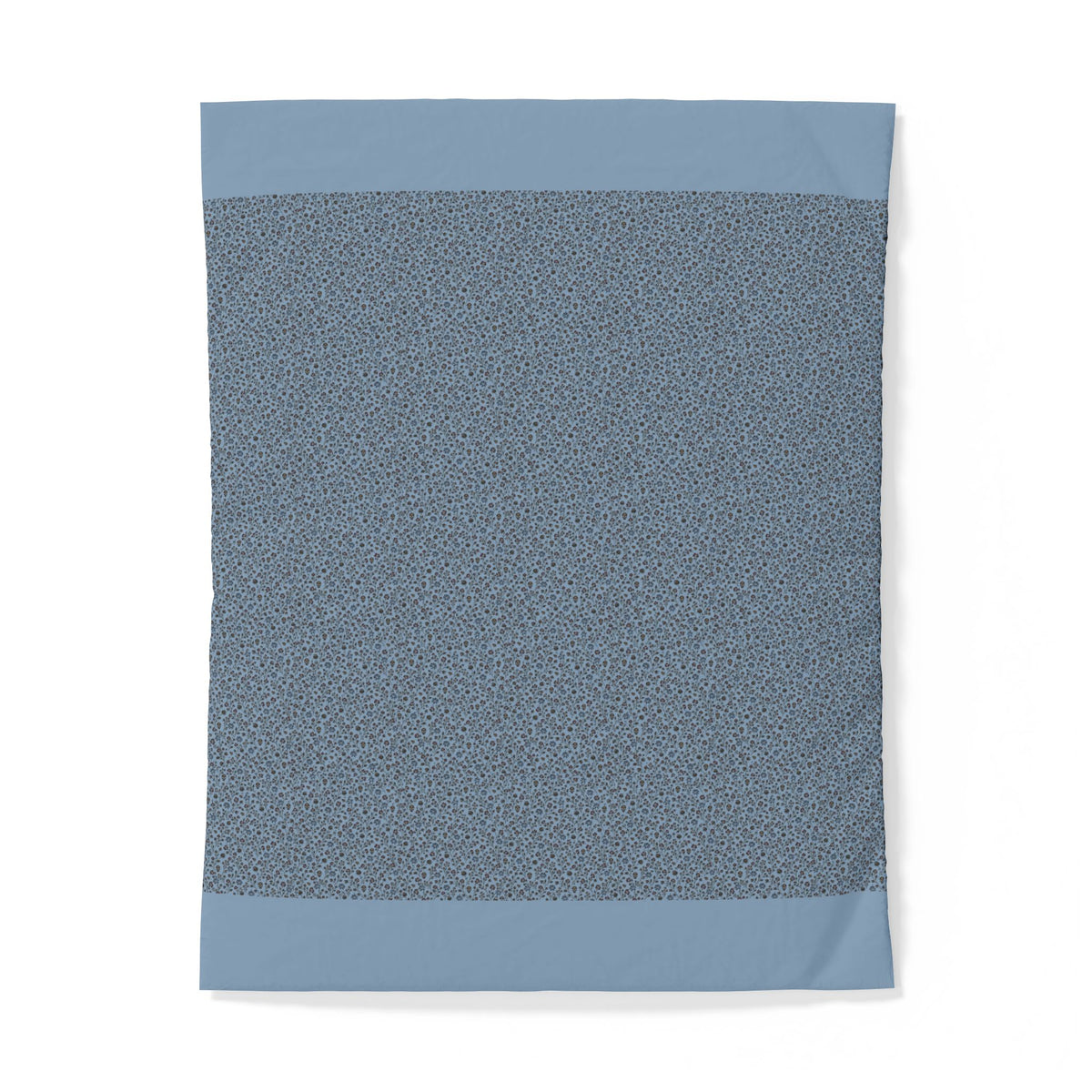 Nantucket Blue Minimalist Cotton Duvet Cover