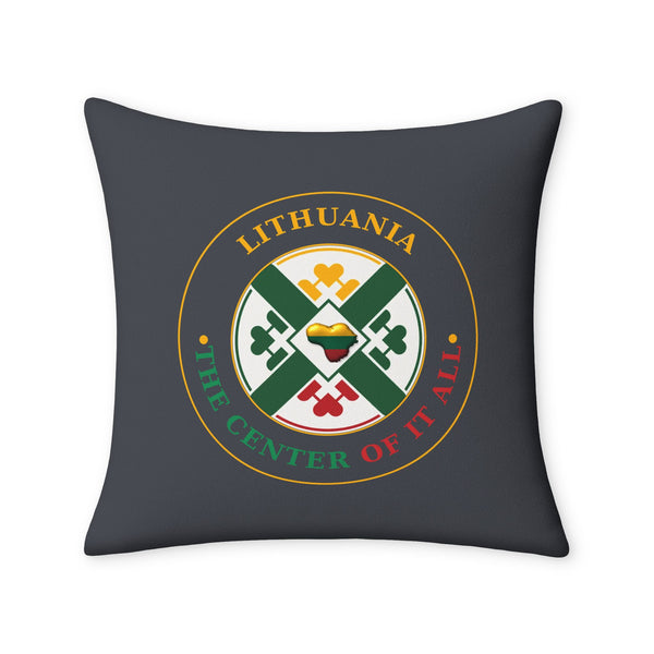 Throw Pillow Case, Center of it All  English