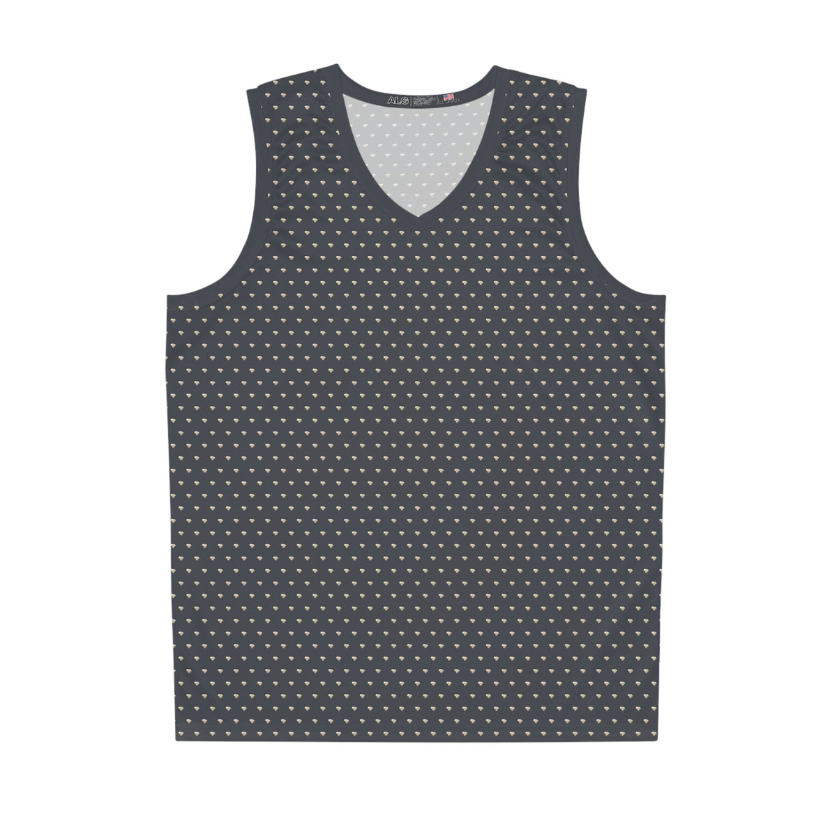 Skull of Lithuania Basketball Jersey | Lithuanian Fan All-Over Print Jersey