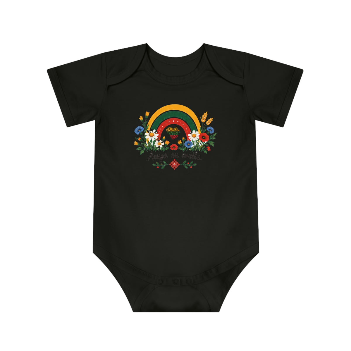 Augu Su Meile, Baby Short Sleeve Bodysuit