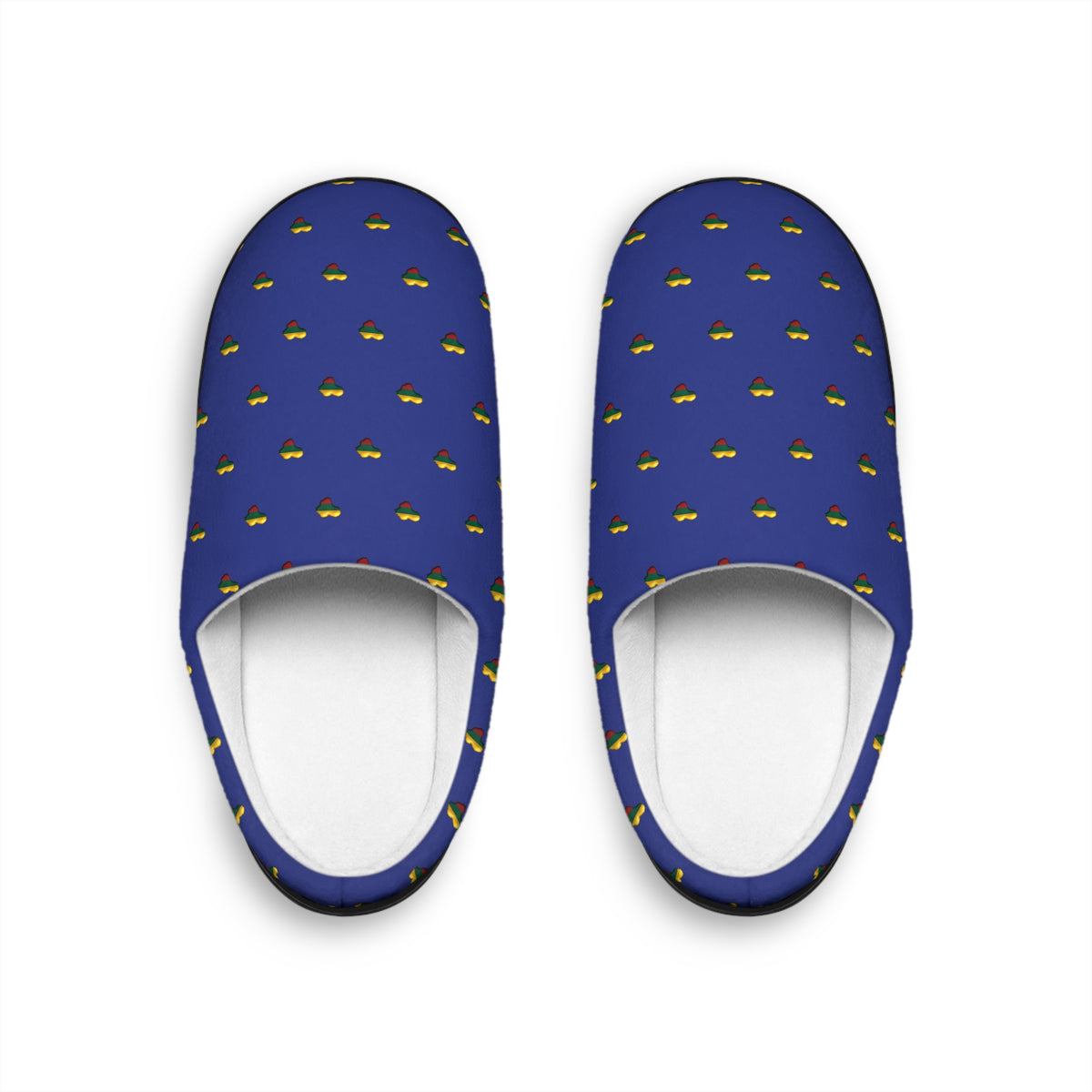 Lithuanian Heart Design Men's Indoor Slippers