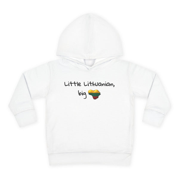 Toddler Pullover Lithuanian Heart Design Fleece Hoodie