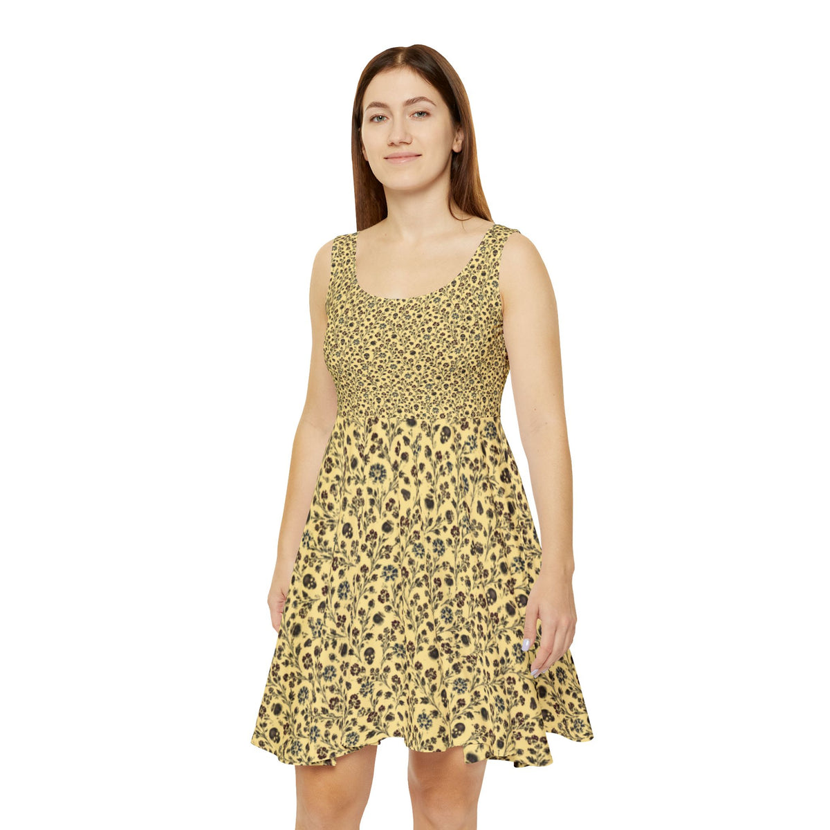 Soft Yellow Women's Skater Dress