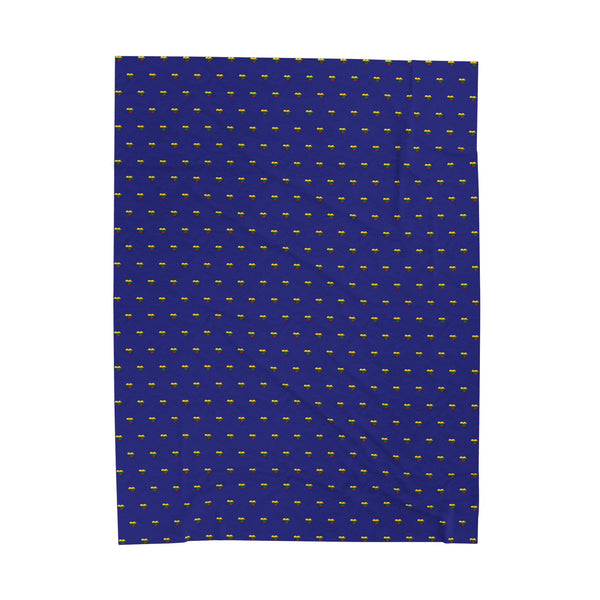 Heart of Lithuania Velveteen Plush Blanket, Design 10 | Soft Lithuania Throw
