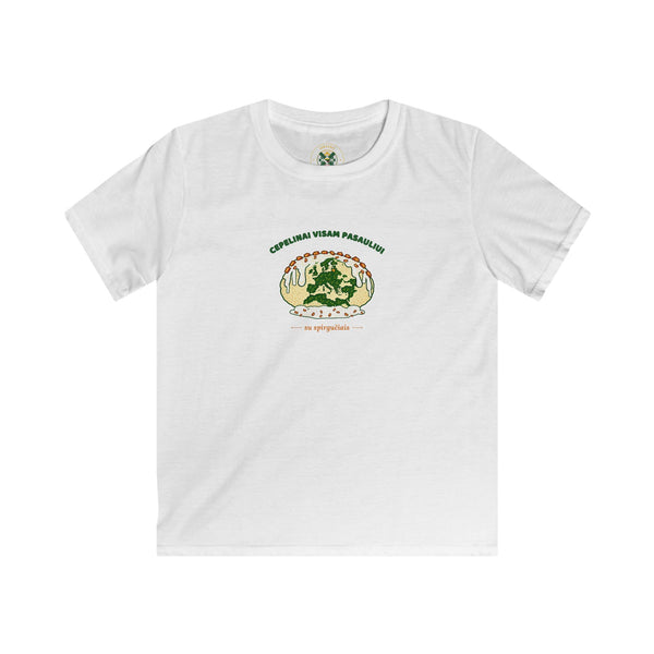 Lithuania Center of It All Kids Softstyle T-Shirt | Lithuania Kids Tee
