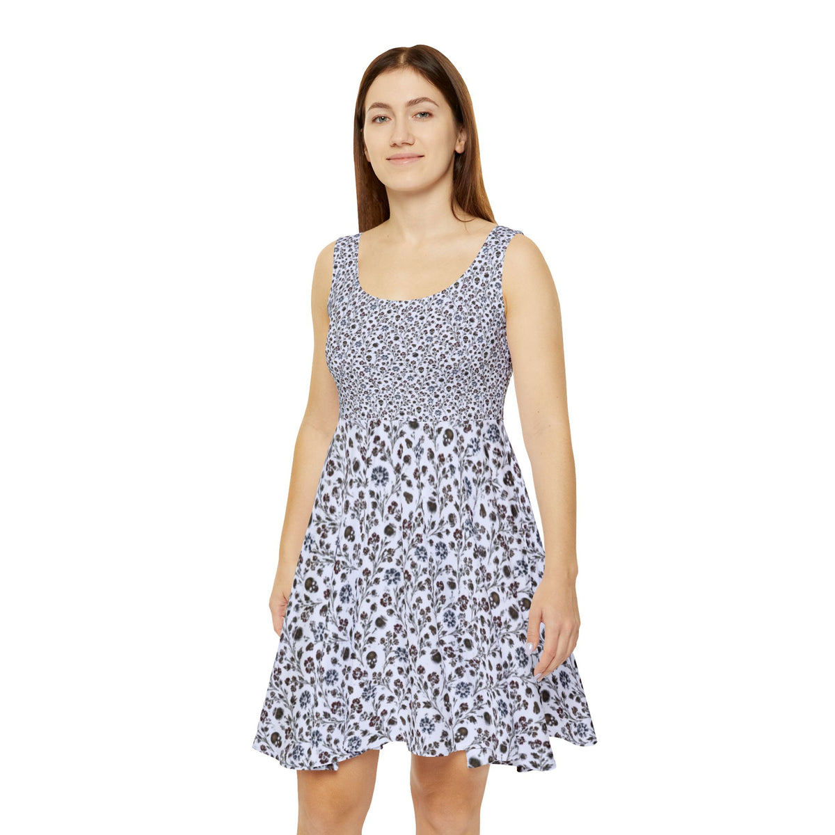 Light Blue Women's Skater Dress