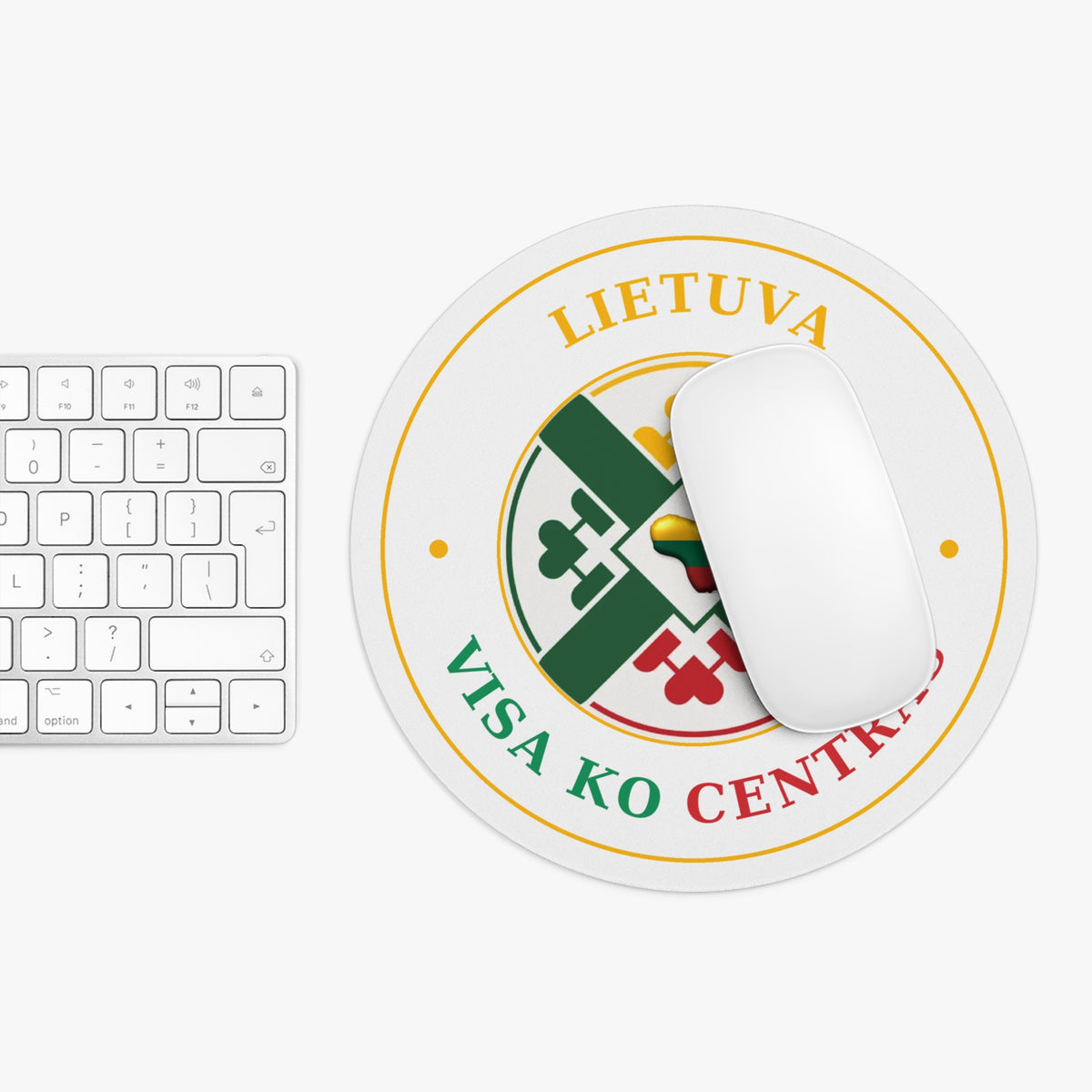 Lithuania Center of It All Mouse Pad | Lithuania Desk Accessory