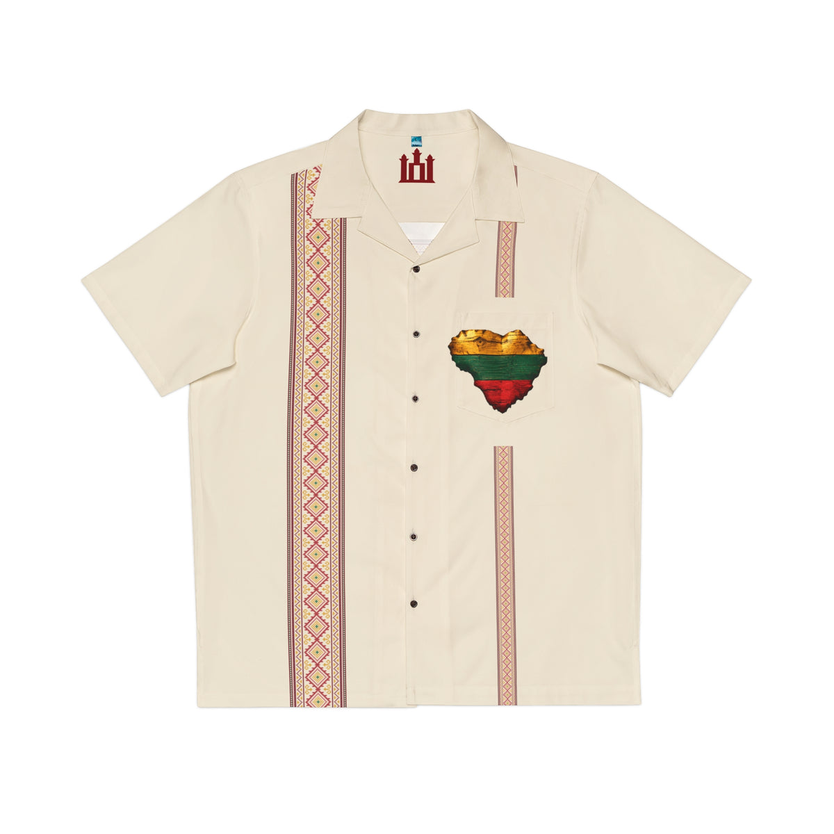 Natural Ivory Men's Hawaiian Shirt