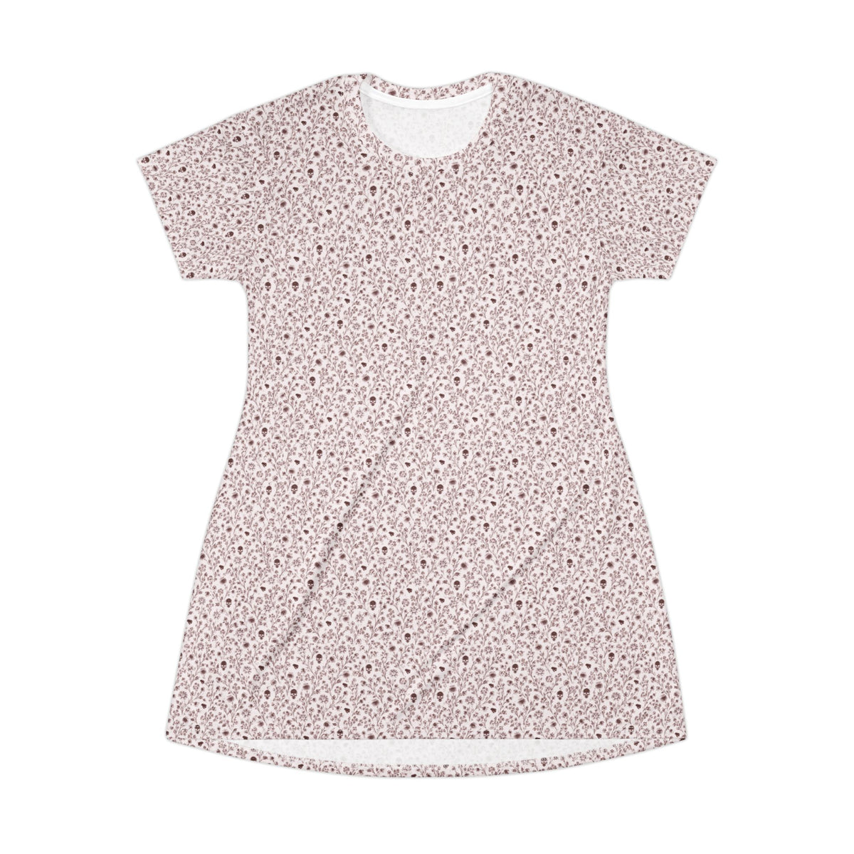 Blush Pink Floral T-Shirt Dress