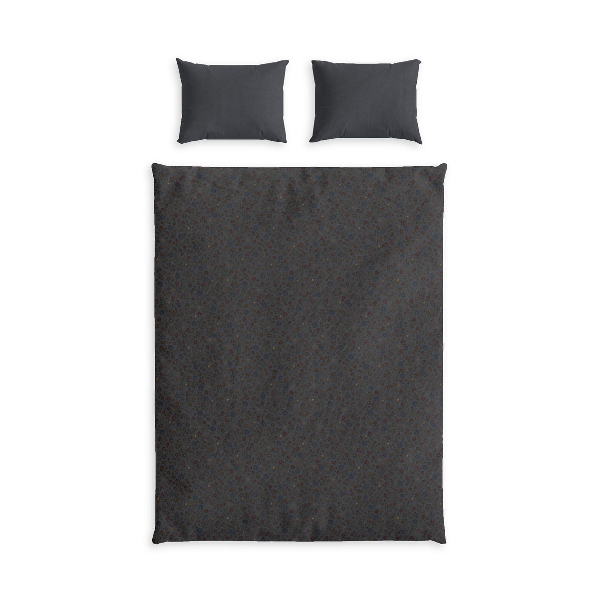 Navy Blue Speckled Cotton Bed Set, Design 2