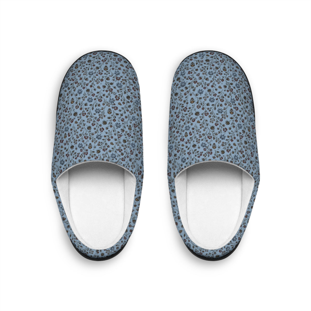 Lithuanian Skull Design Print Women's Indoor Slippers