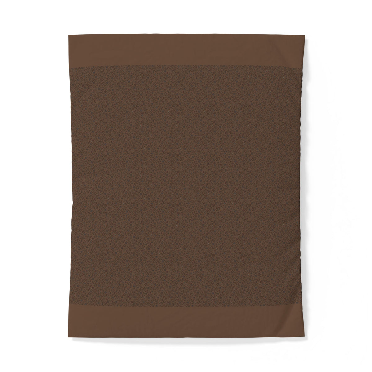 Rye-Bread Brown Cotton Duvet Cover – Cozy Minimalist Bedroom Bedding