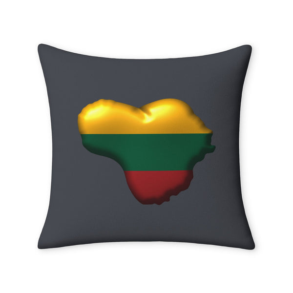 Throw Pillow Case, Center of it All Lithuanian