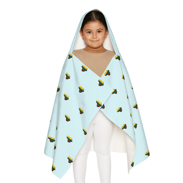 Heart of Lithuania Kids Hooded Towel | Toddler & Youth Bath Towel
