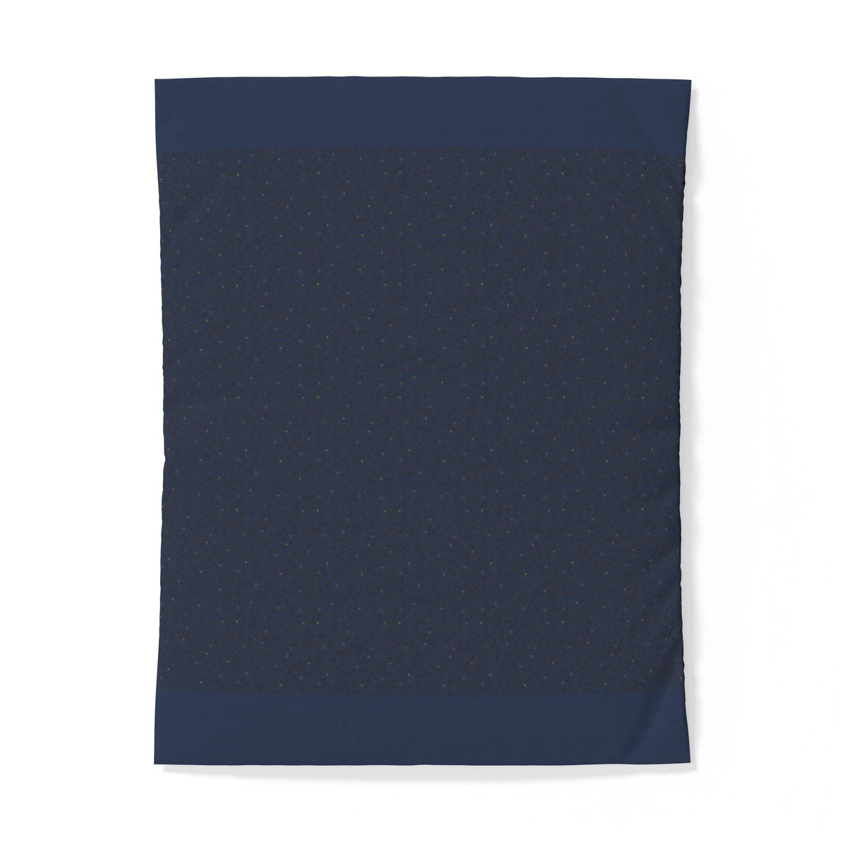 Navy Blue Minimalist Cotton Duvet Cover