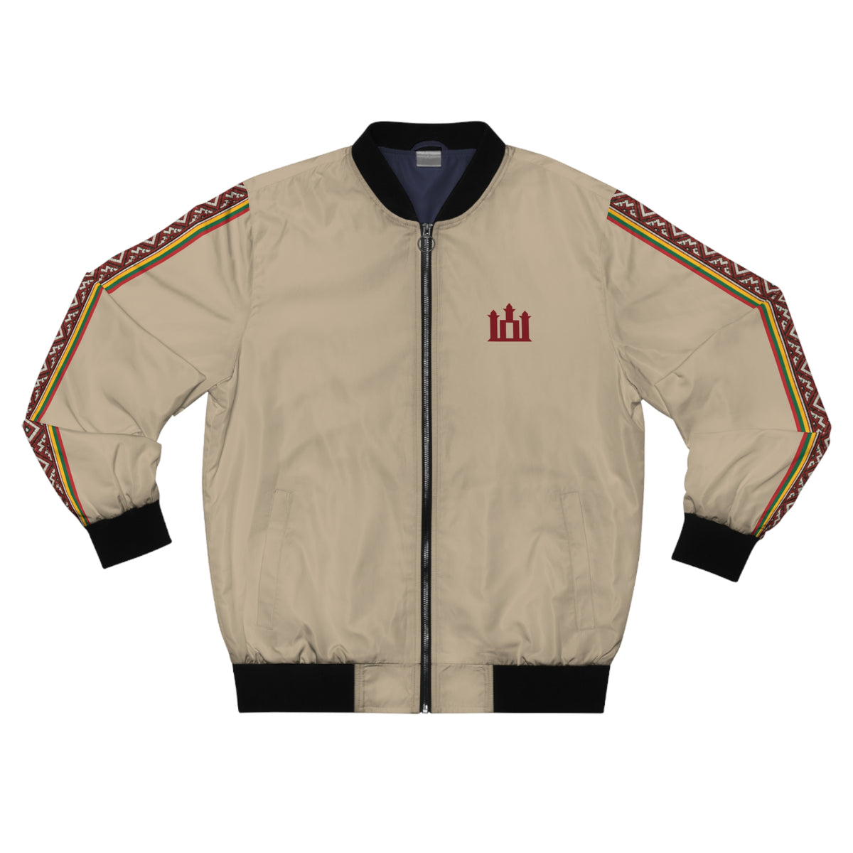 Warm Sand Men's Bomber Jacket Lithuanian Modern Sport