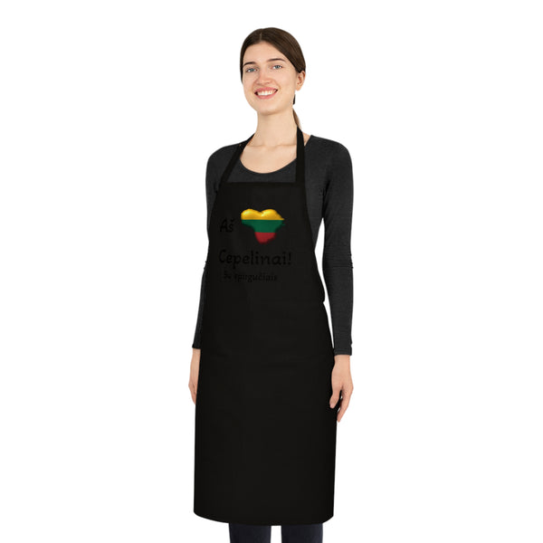 Heart of Lithuania Cotton Apron | Lithuania Chef & BBQ Apron