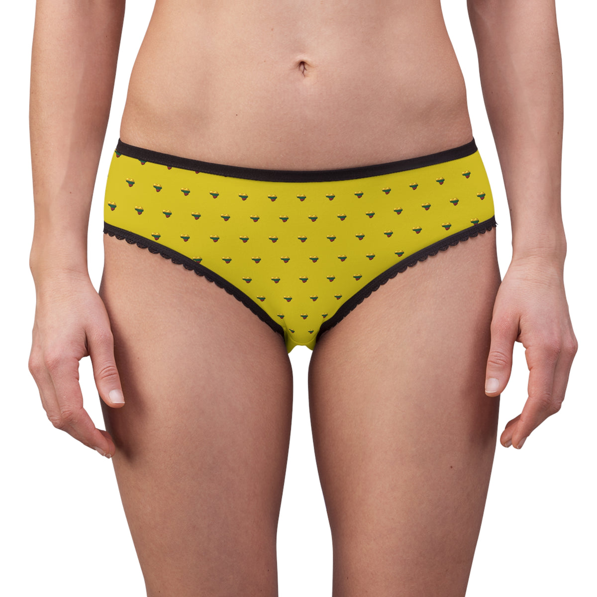 Lithuania Heart Flag women's briefs | AOP underwear