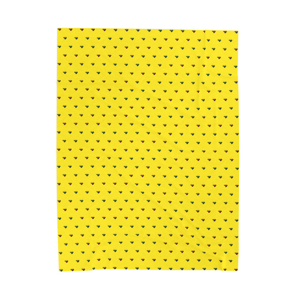 Heart of Lithuania Velveteen Plush Blanket, Design 7 | Soft Lithuania Throw