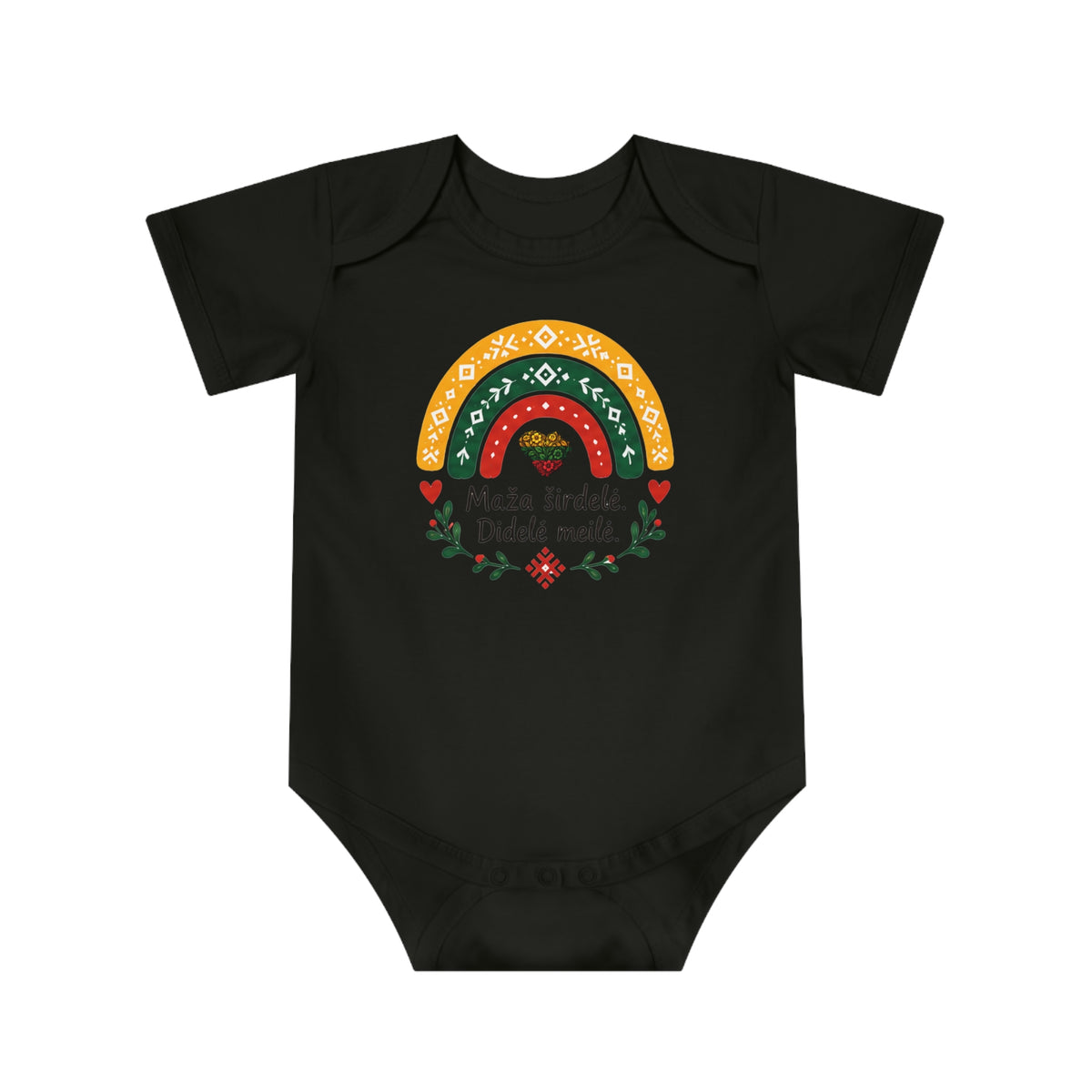 Maža širdelé, Didilé Meile, Baby Short Sleeve Bodysuit