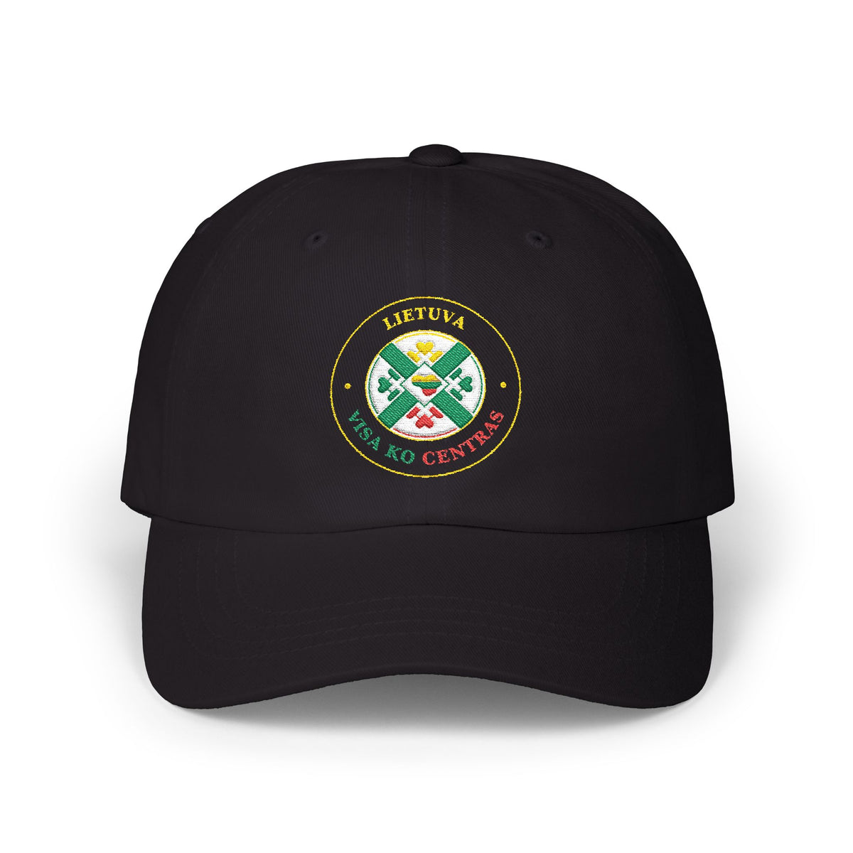 Lithuania Center of It All Embroidered Dad Cap, Style 2 | Lithuania Baseball Hat