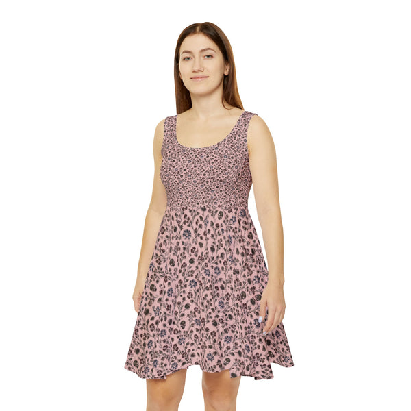 Blush Pink Women's Skater Dress