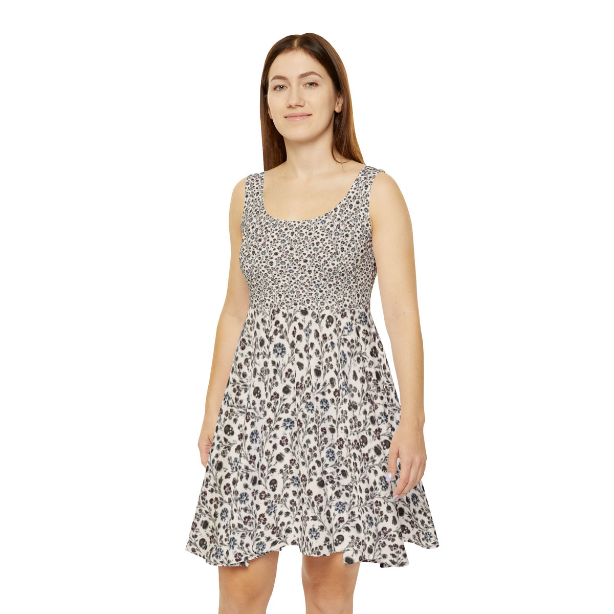 Ivory White Women's Skater Dress