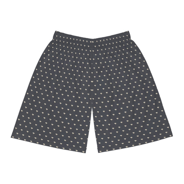 Skull of Lithuania Basketball Shorts, Design 2 | Lithuania Fan All-Over Print Shorts