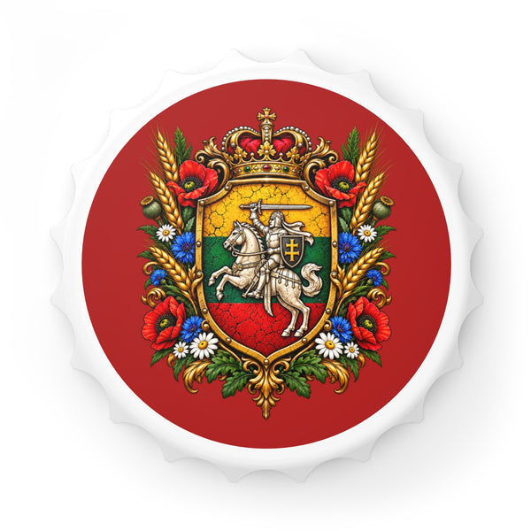Lithuanian Royal Crest Bottle Opener