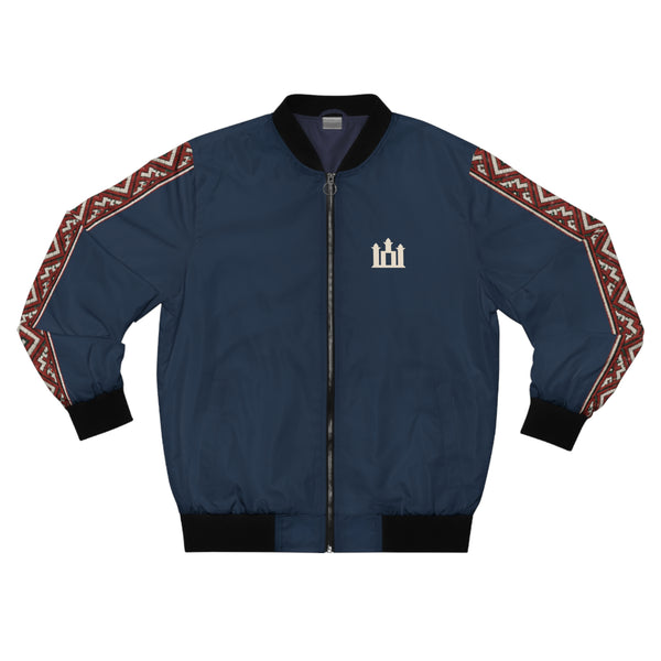 Navy Blue Heritage Sport Men's Bomber Jacket