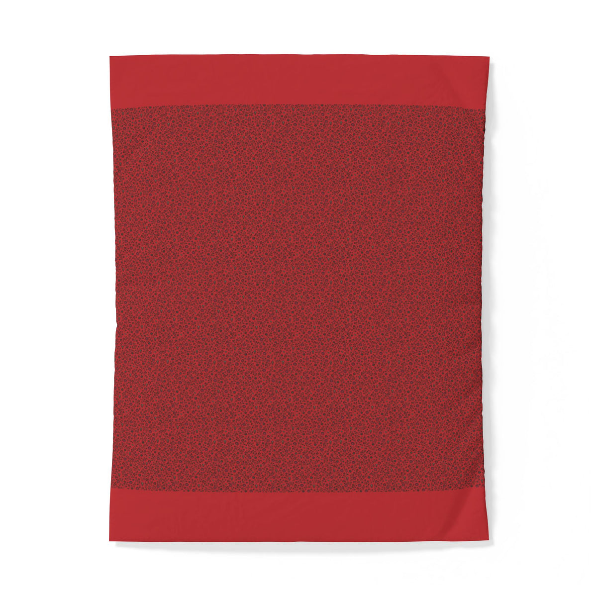 Flag Red Cotton Duvet Cover