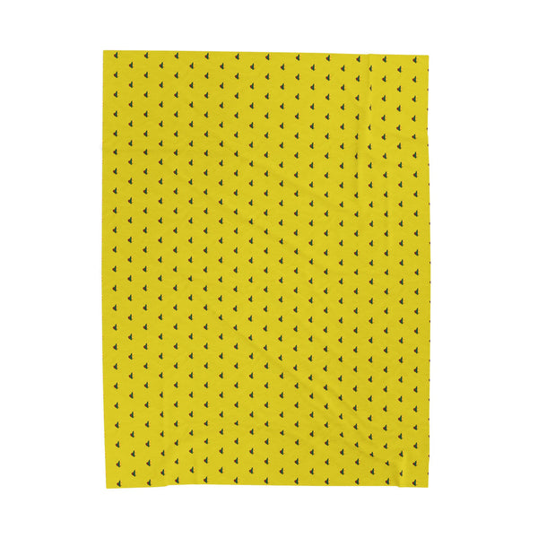Lithuanian heart Design Velveteen Plush Blanket