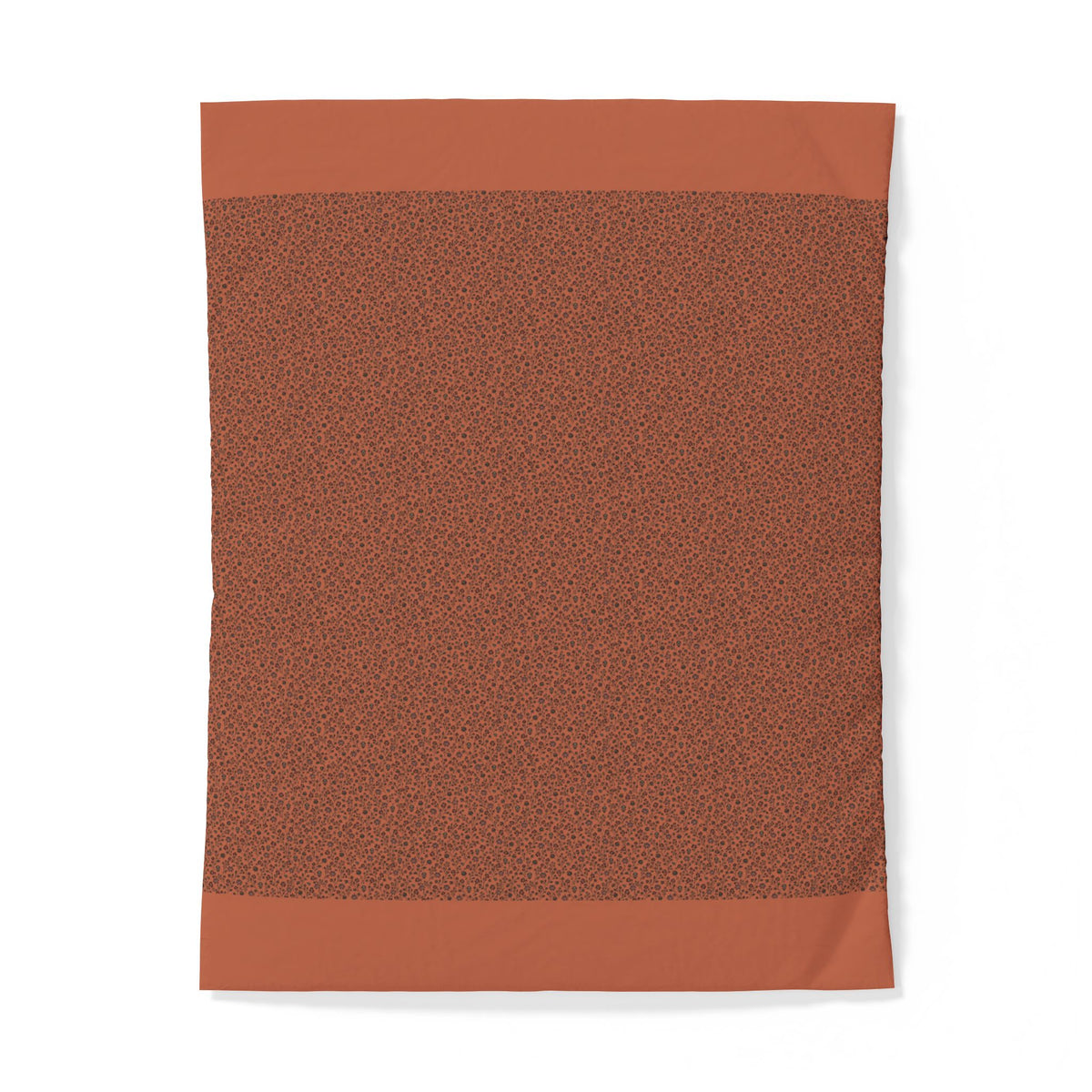 Rustic Terracotta Cotton Duvet Cover