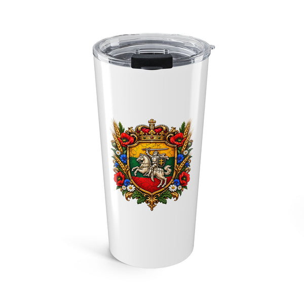 Lithuanian Royal Crest Tumbler 20oz