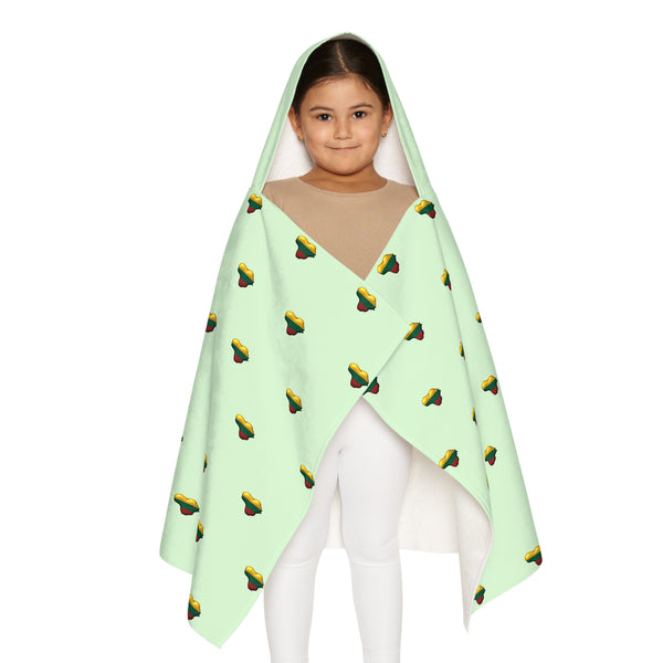 Lithuanian Heart of Europe Toddler/Youth Hooded Towel