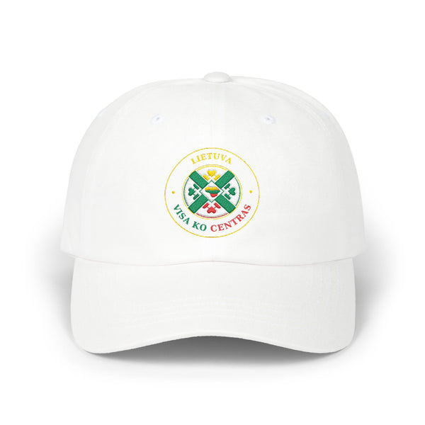 Lithuania Center of It All Embroidered Dad Cap, Style 2 | Lithuania Baseball Hat