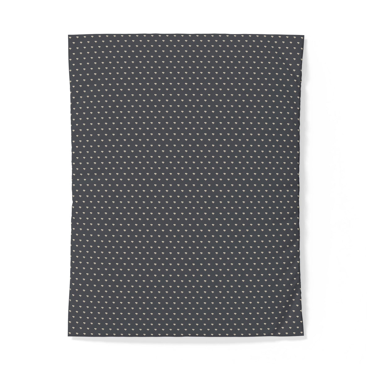 Lithuanian Skull Design Cotton Duvet Cover Graphite Color