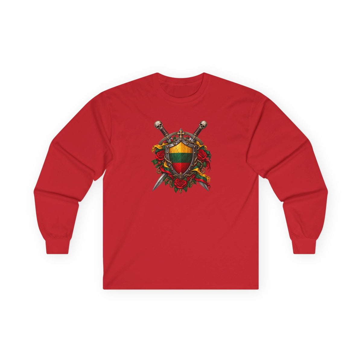 Lithuanian Royal Crest Design Unisex Ultra Cotton Long Sleeve Tee