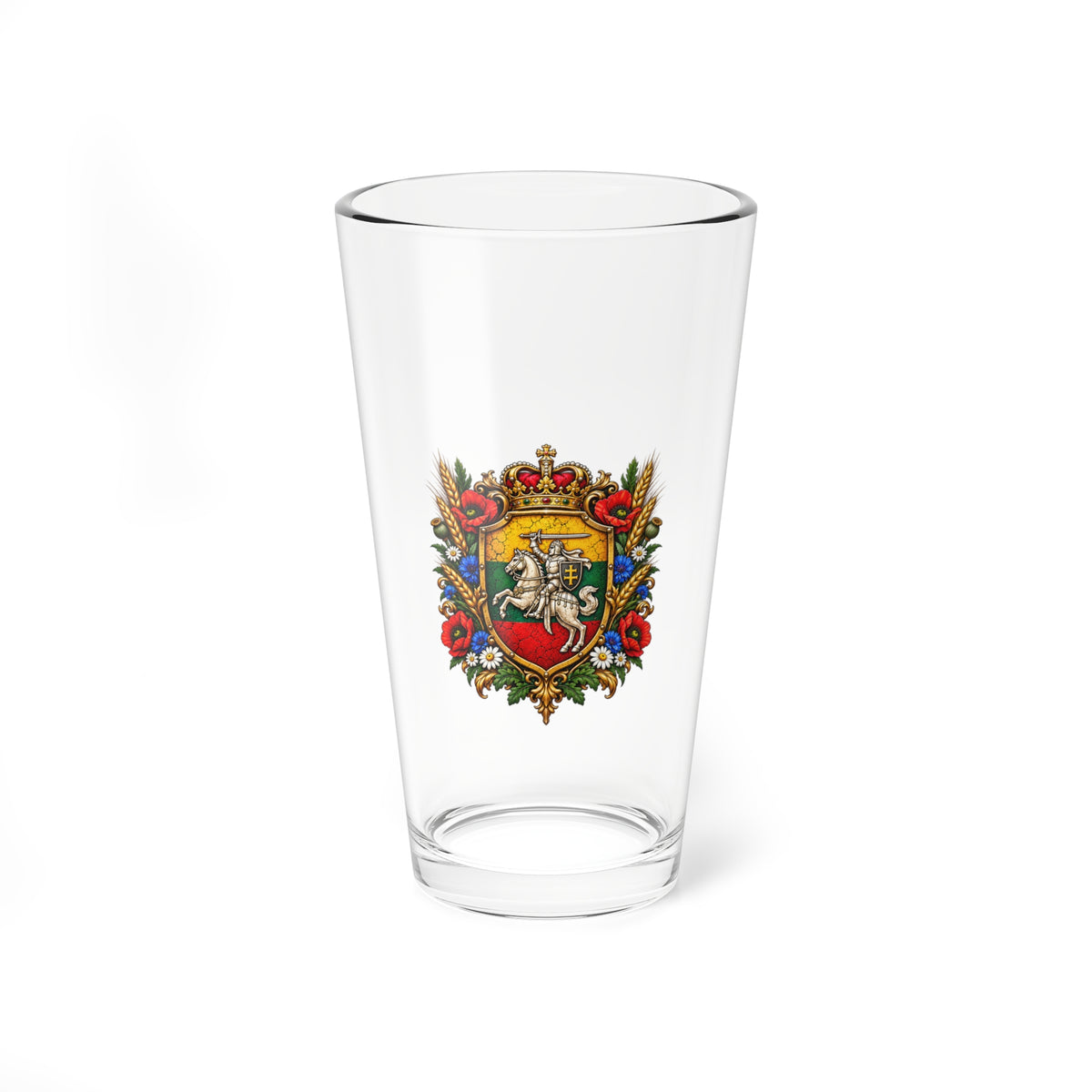 Lithuanian Royal Crest Glass