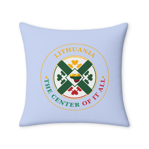 Throw Pillow Case, Center of it All English