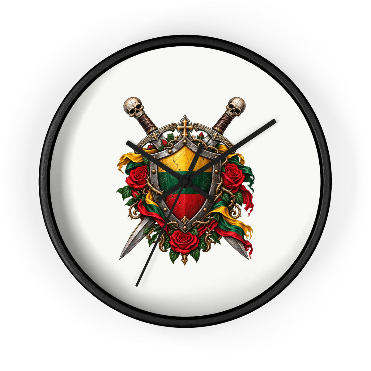 Lithuanian Crest Wall Clock