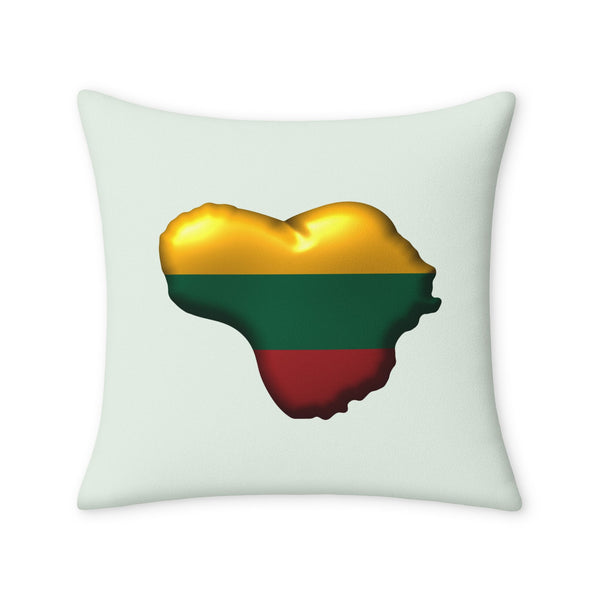 Throw Pillow Case, Center of it All Lithuanian