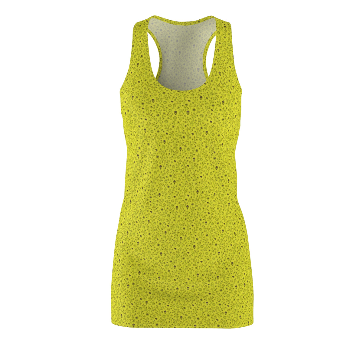 Lime Green Speckled Racerback Dress