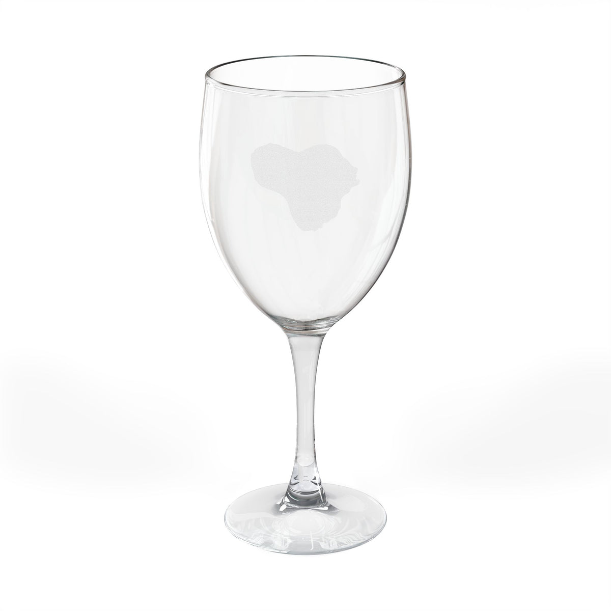 Wine Glass, 10.5oz Lithuanian Heart Design (Engraving)