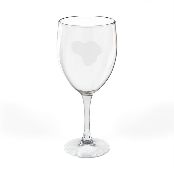 Wine Glass, 10.5oz Lithuanian Heart Design (Engraving)