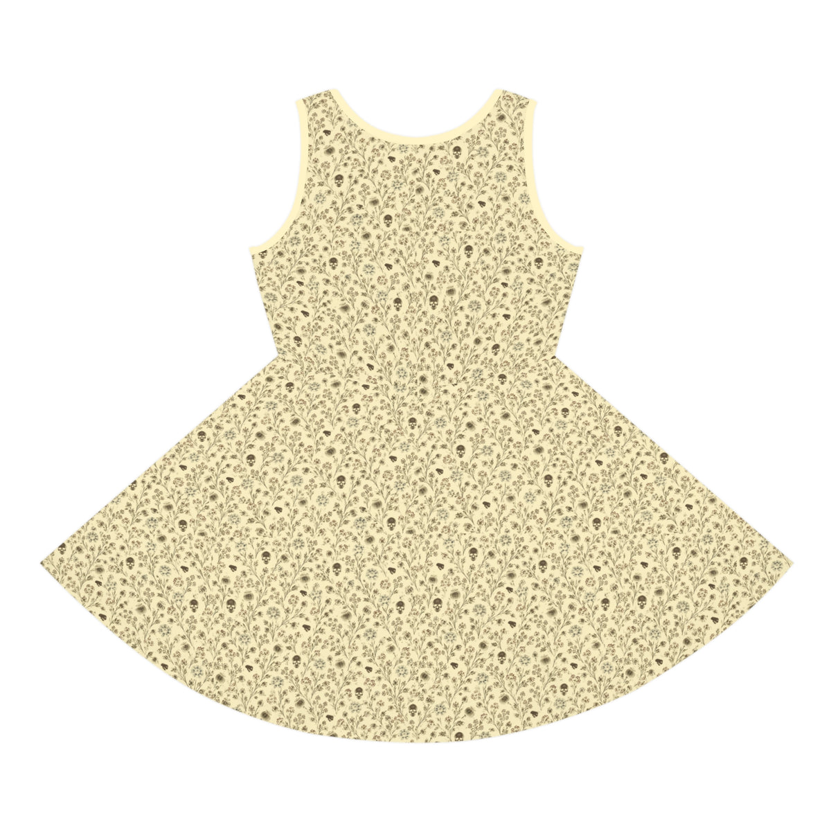 Soft Yellow Girls' Sleeveless Sundress