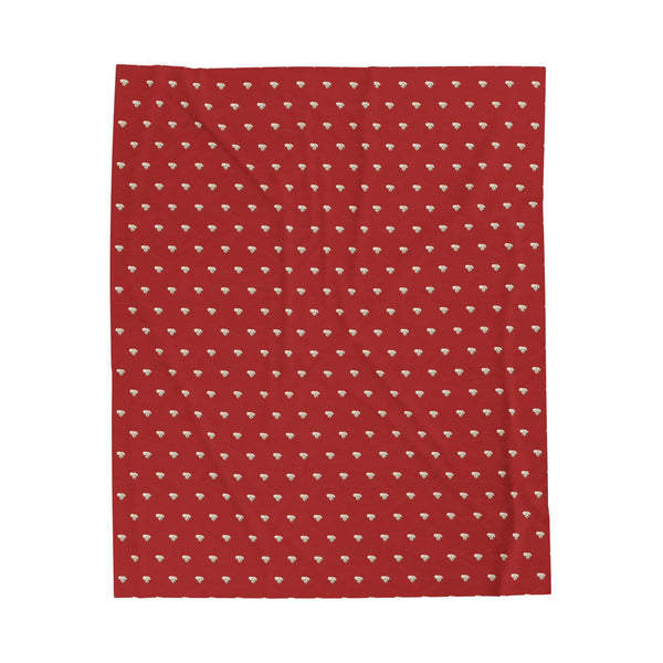 Skull of Lithuania Velveteen Plush Blanket, Design 3 | Soft Lithuania Throw