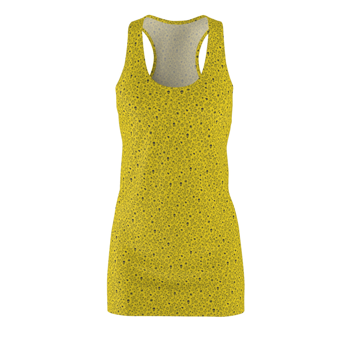 Yellow Speckled Racerback Dress