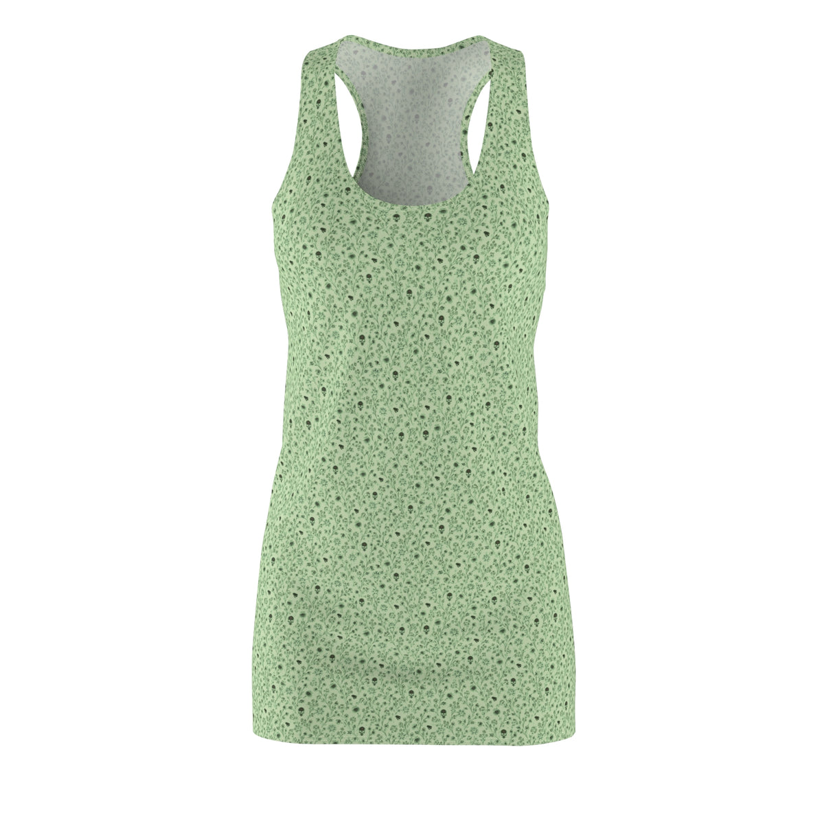 Women's Mint Green Speckled Racerback Dress